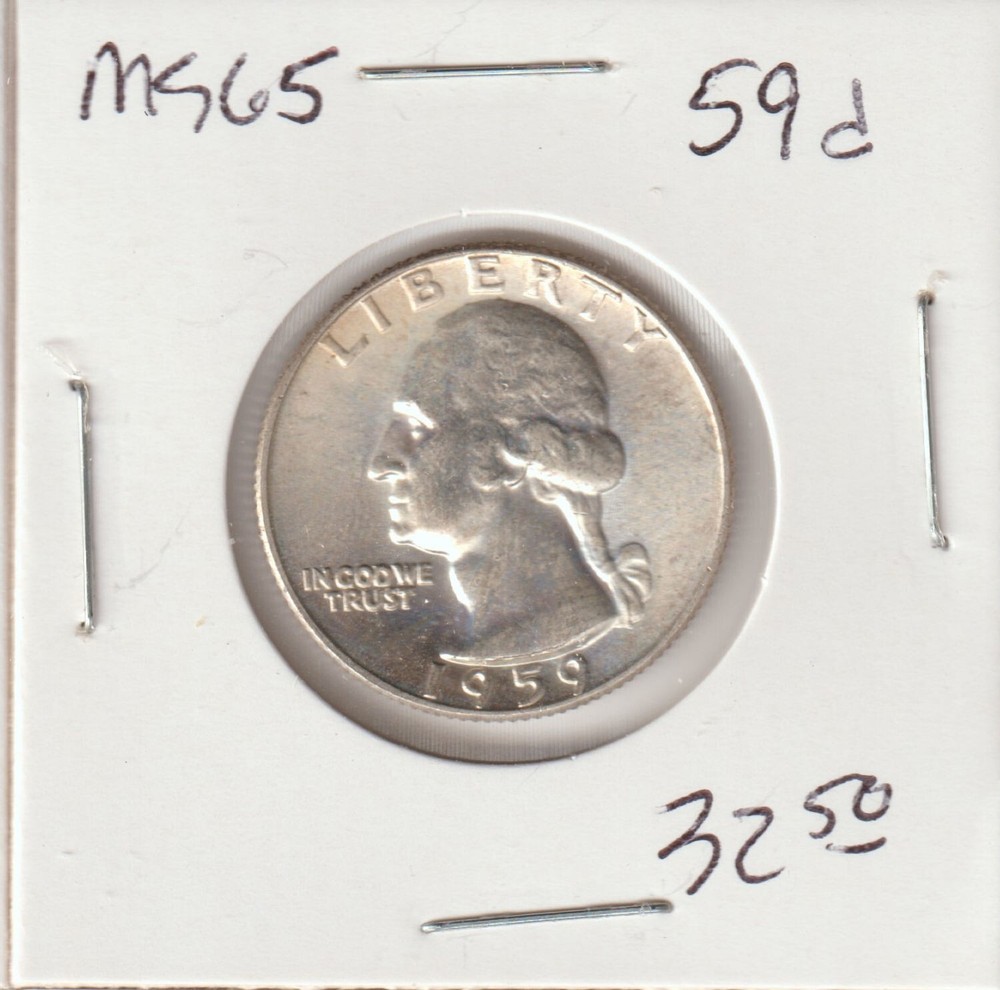 1959-D Washington Quarter MS Condition