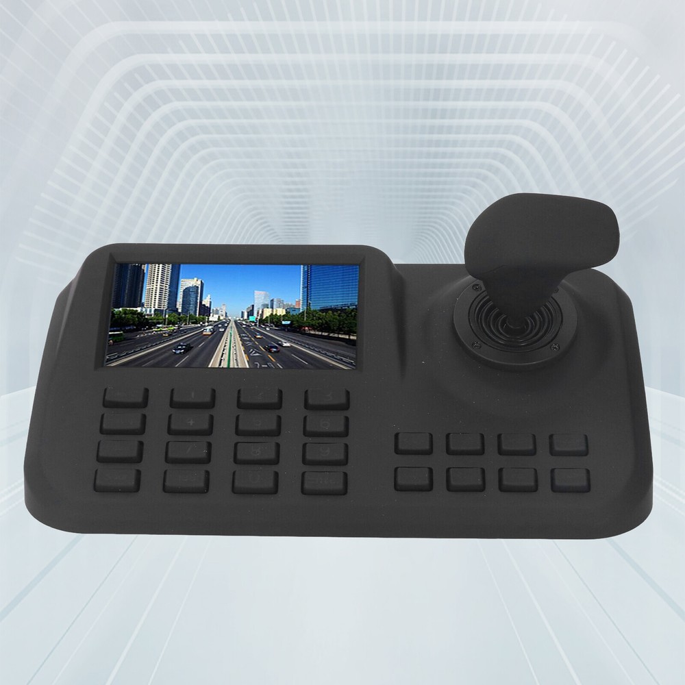 PTZ Camera Controller 5in 3D Joystick Network Camera Control Keyboard 100-240V8L