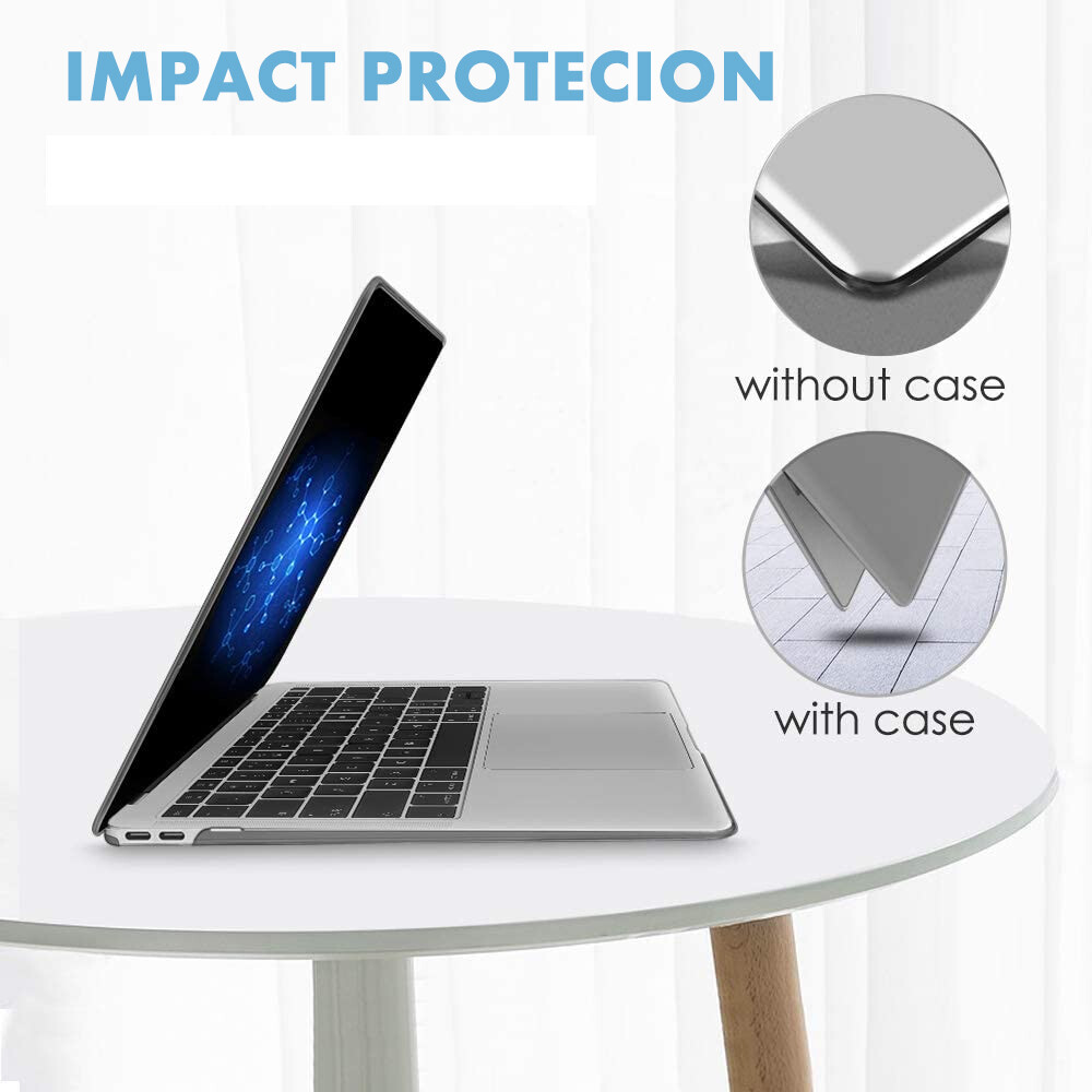 For MacBook Air 13 M2 A2681 A2337 Rubberized Hard Case Keyboard Screen Protector