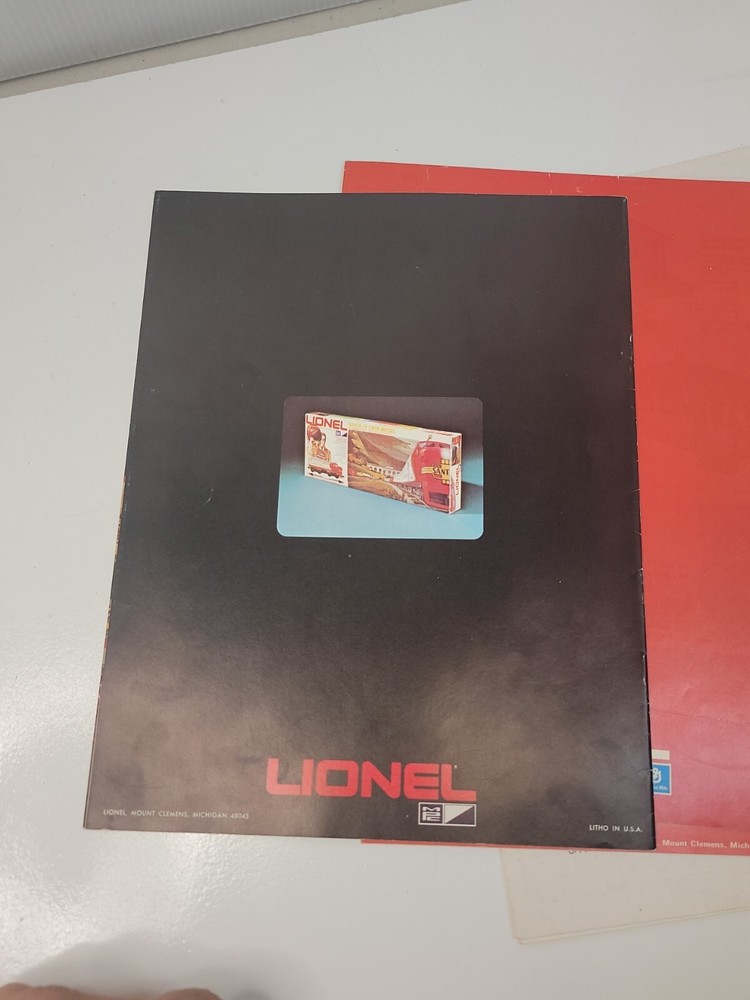 Lionel Train Catalog 1970's Lot
