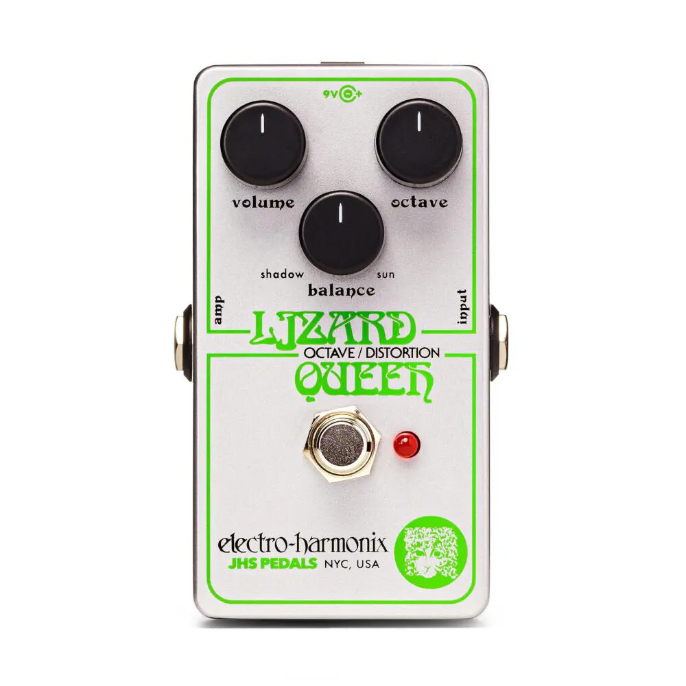 Electro Harmonix & JHS Lizard Queen Octave Fuzz Effects Pedal