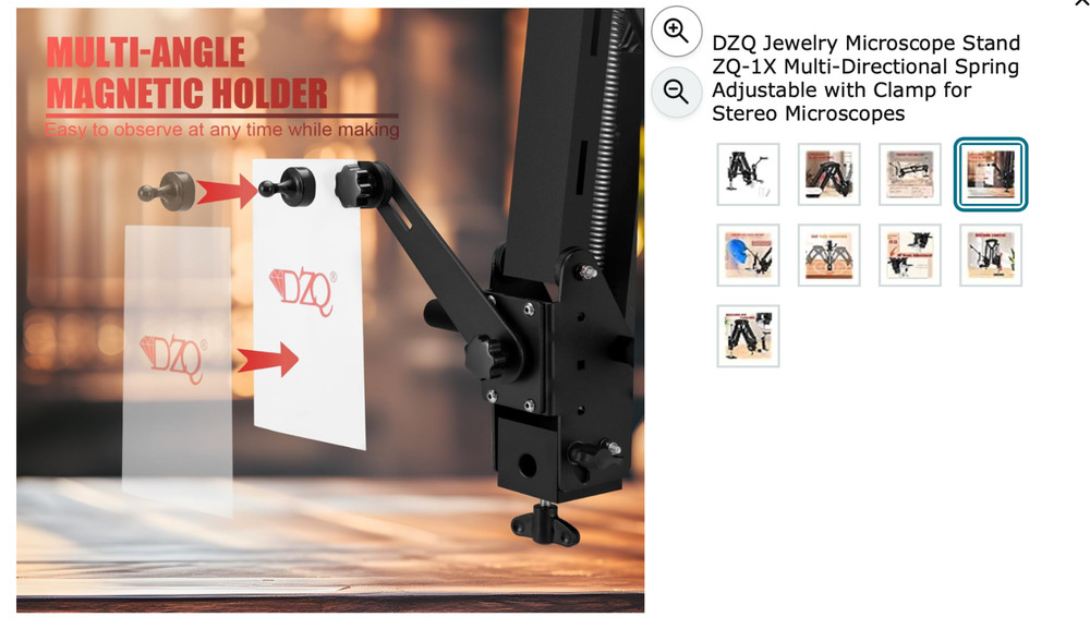 Microscope Stand - Multi Directional - Adjustable Spring Arm