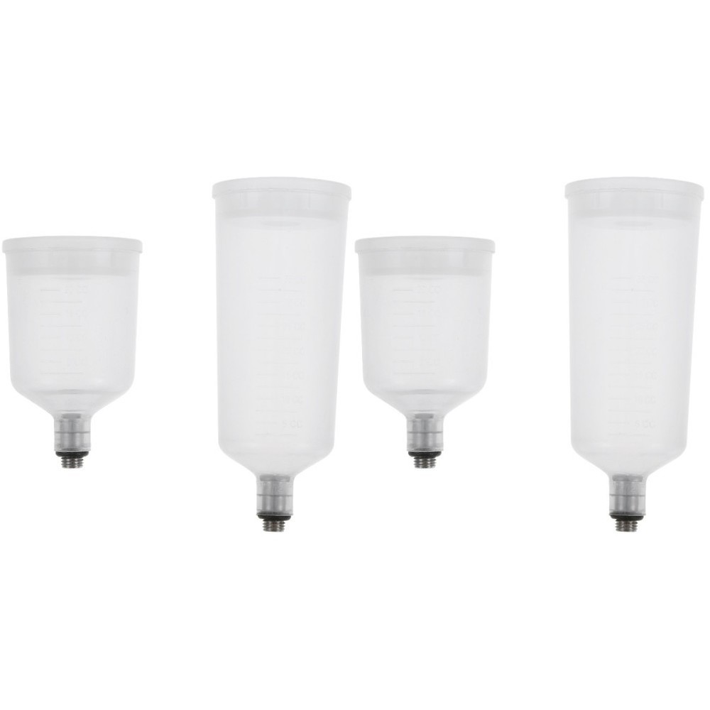 2 Pack Airbrush Container Set Pot Replaceable Spray Paint Cup Bottles