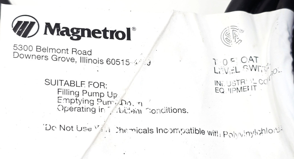 T10-5104-020 FLOAT LEVEL SWITCH MAGNETROL