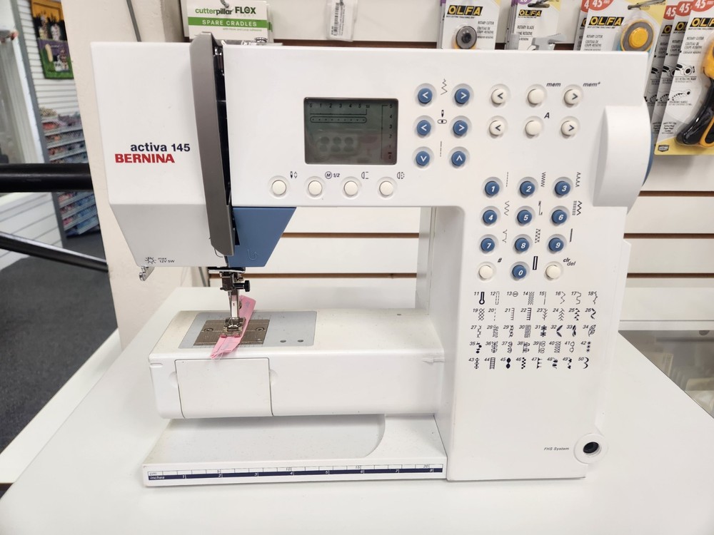 Bernina Activa 145 Computerized Sewing Machine, Fully Serviced, + Accessories