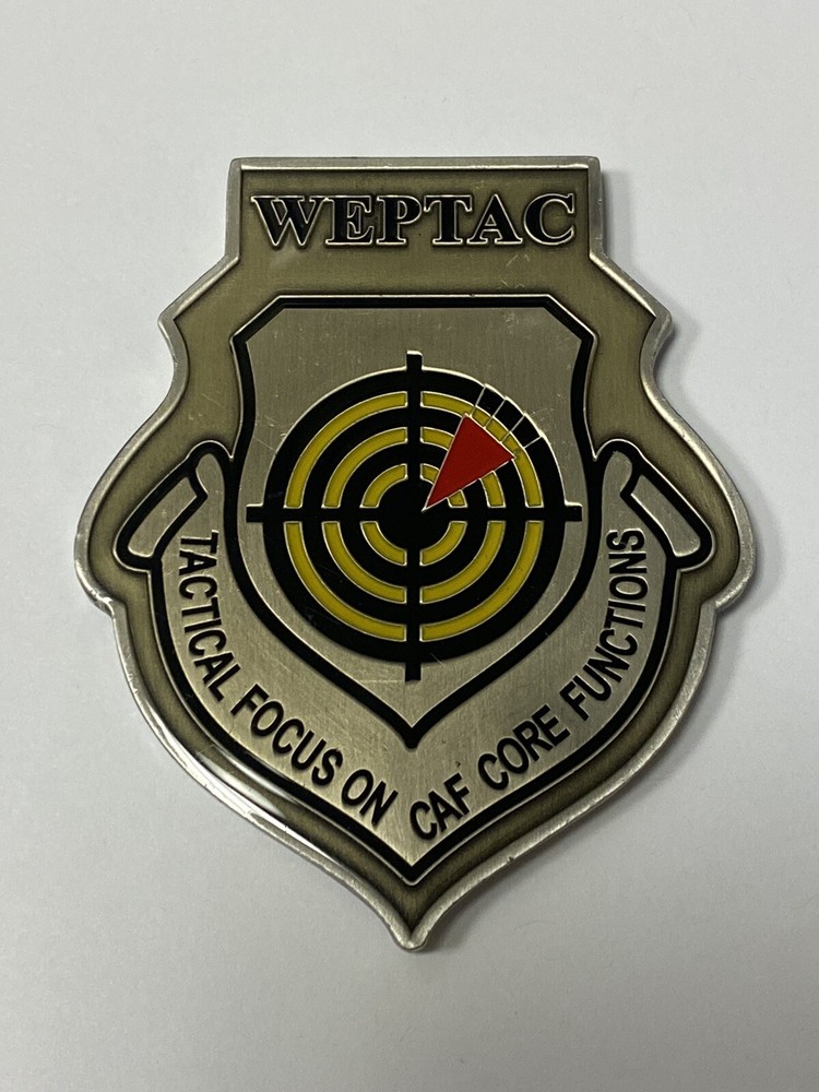 WEPTAC Tactical Focus On CAF Core Functions US Air Force Weapons Challenge Coin