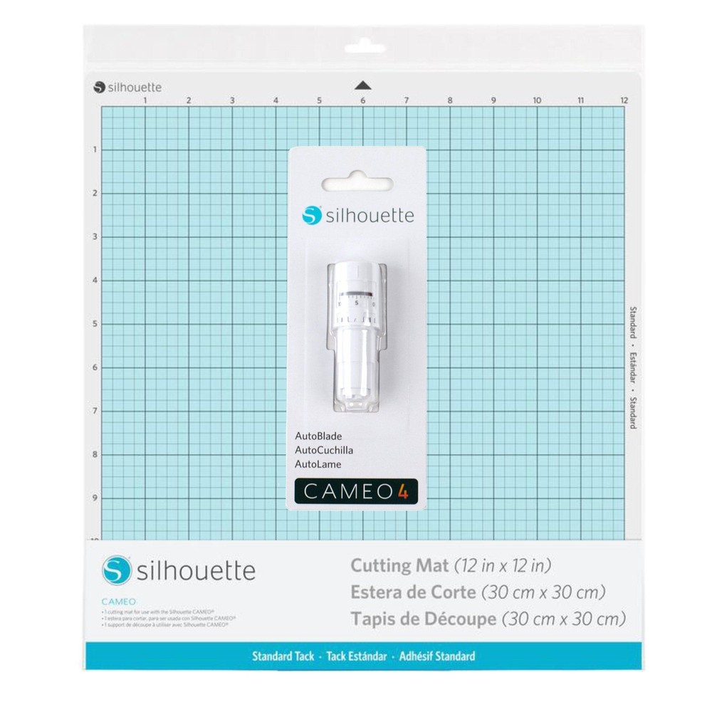 Silhouette Cameo 4 Autoblade & 12" x 12" Cutting Mat Combo Pack