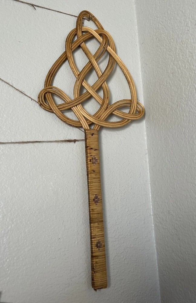 Vintage Rattan Rug Swatter