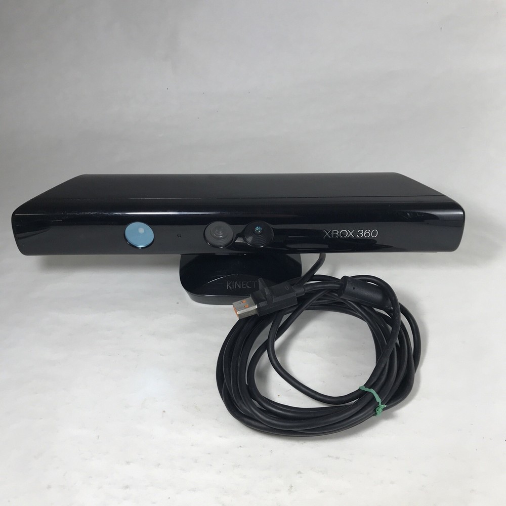 Xbox 360 Kinect Motion Sensor Model 1414 Black Video Game Camera Microsoft