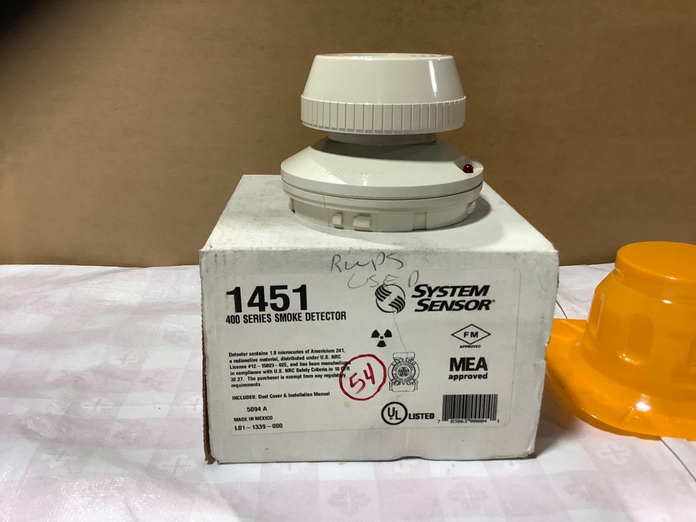 SYSTEM SENSOR- SERIES SMOKE DETECTOR