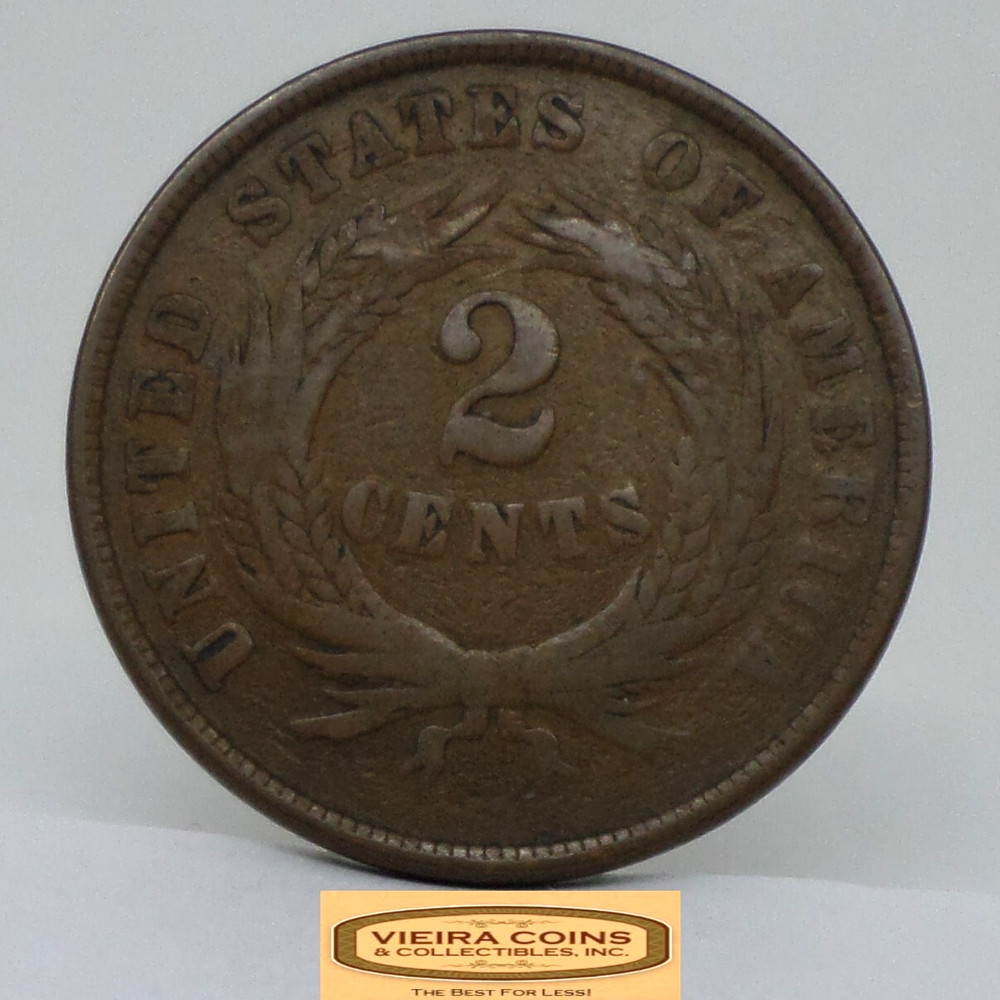 1865 Two-Cent Piece, 2 Cents Piece - #C46204NQ