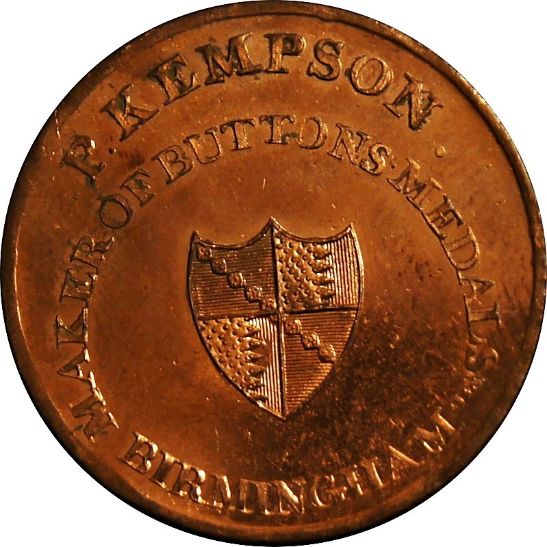 WARWICKSHIRE. Kempson's Navigation Office Halfpenny. DH 210