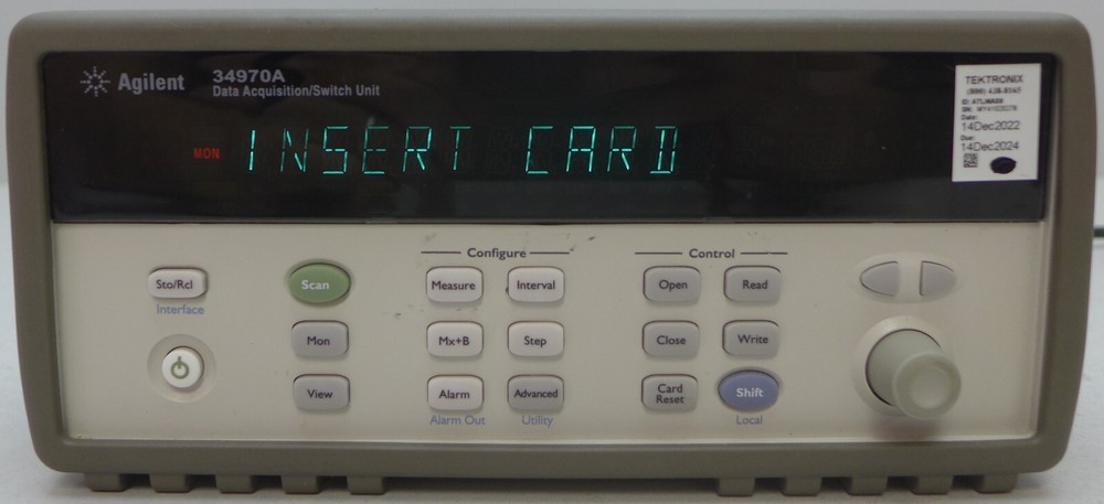 Agilent 34970A Data Acquisition/Switch Unit - Tested and Working #2 Dec 2024 Cal