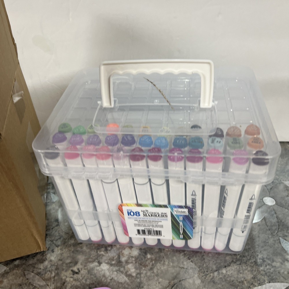 Couture Creations Twin Tip Alcohol Ink Marker Case Empty Empty / Holds 108