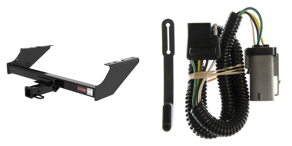 Curt Trailer Hitch & Wire Harness Custom Class 3 2in Receiver 13014 55265