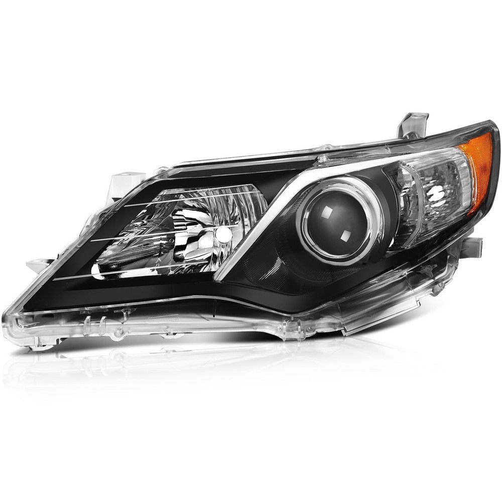 Camry 2012-2014 Black Headlight Assembly Both Sides Replacement