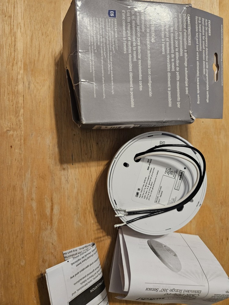 Sensor Switch CMR 10 Extended Range Passive Infrared Ceiling Mount