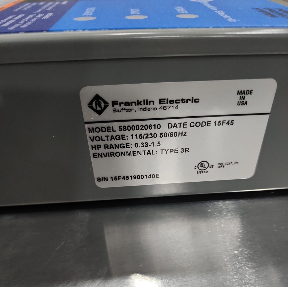 Pumptec pump protection system 5800020610