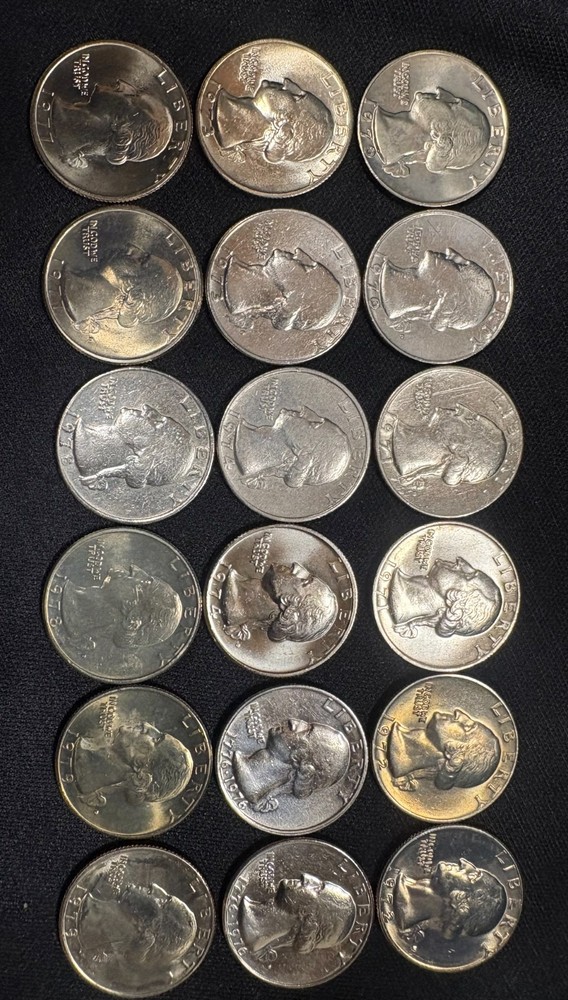1965-1987 Both P&D Mints - Complete Set of Washington Quarters
