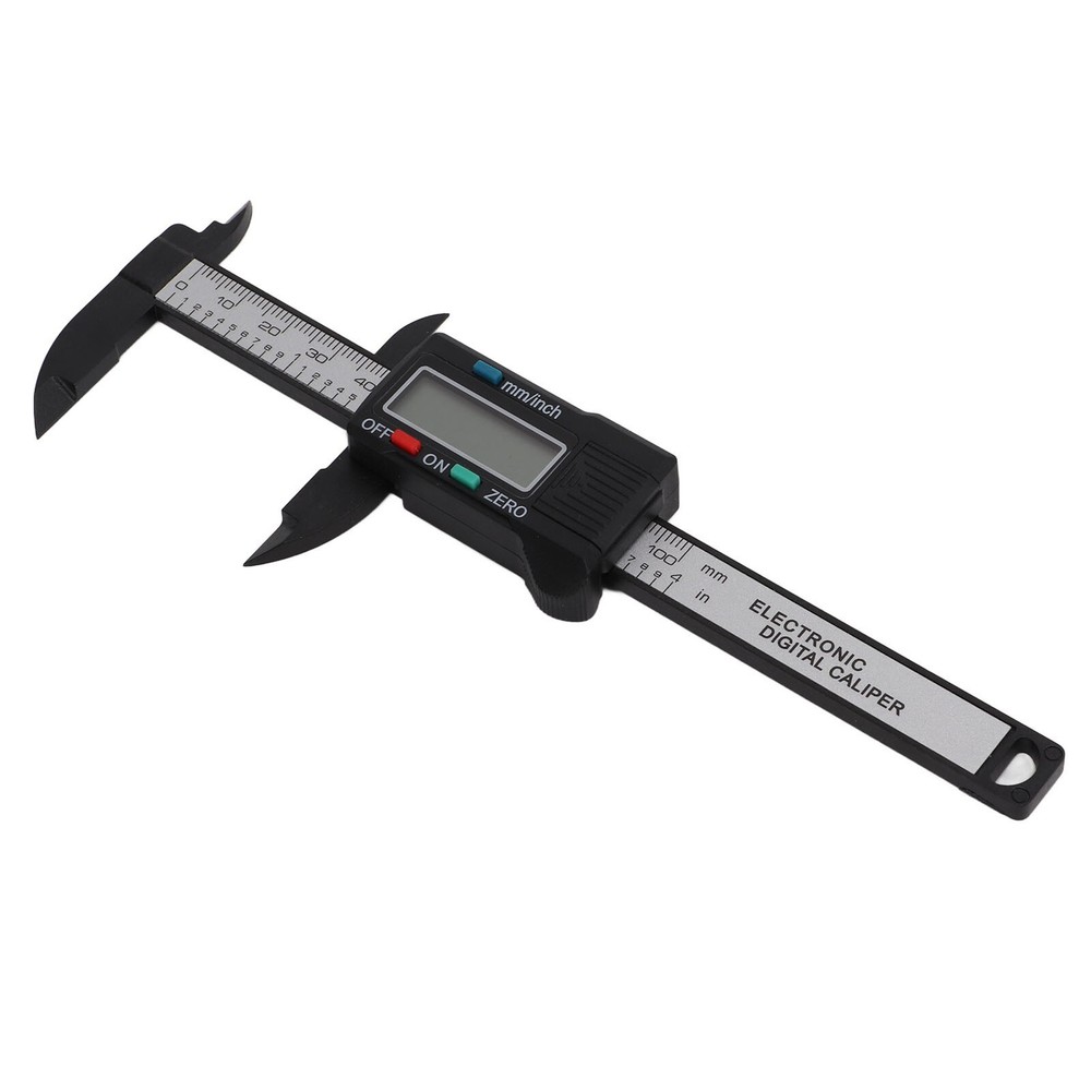 Digital Caliper Mini LED 0‑100mm Plastic Lightweight Portable Easy Convenient