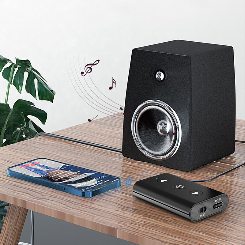 2in1 USB Wireless Bluetooth 5.1 Transmitter Receiver for Music Audio Aux Adapter