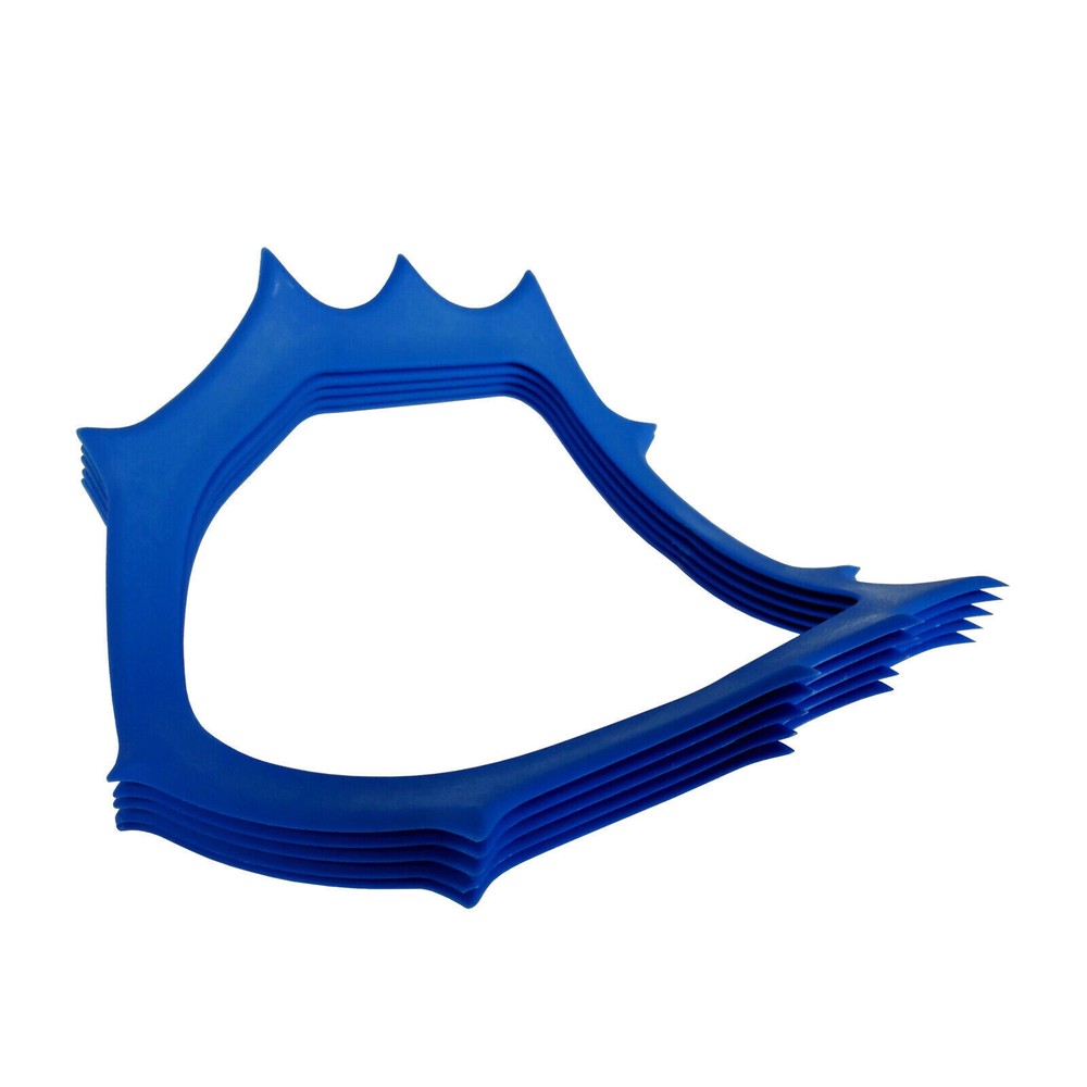 Dental Autoclavable Rubber Barrier Bracket Support Plastic Blue Dam Frame Holder