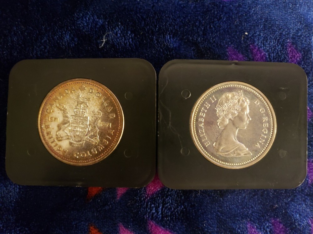 British Columbia Silver 1871-1971 $1 Dollar RARE