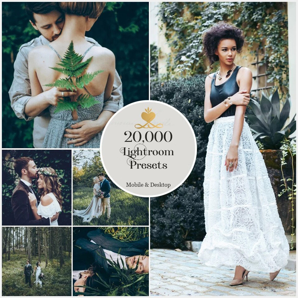 20000+ Mobile & Desktop Lightroom Presets Mega Bundle for Adobe Lightroom 11GB