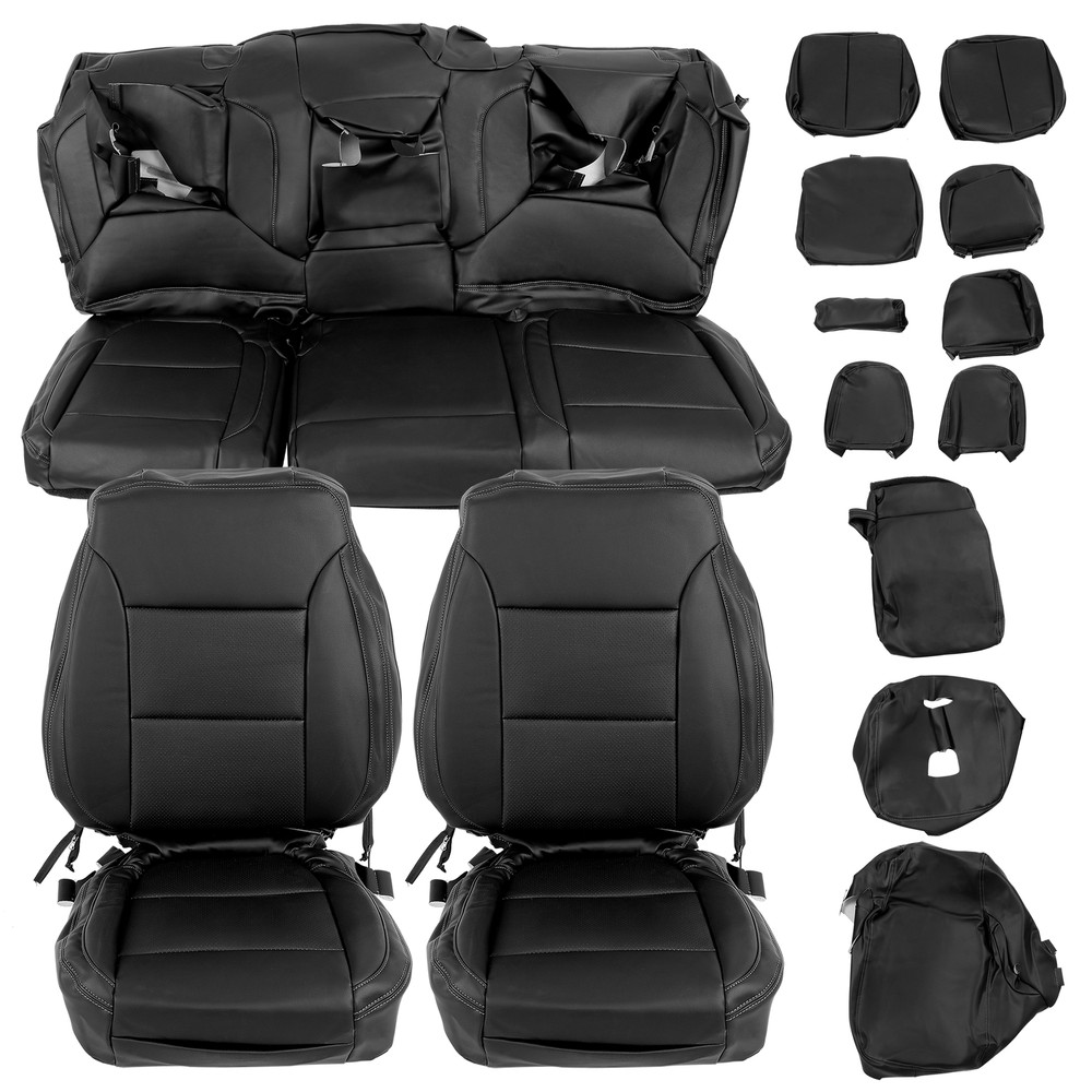 Factory Style Full Kit Seat Covers For 2019-2021 Chevy Silverado LT/WT