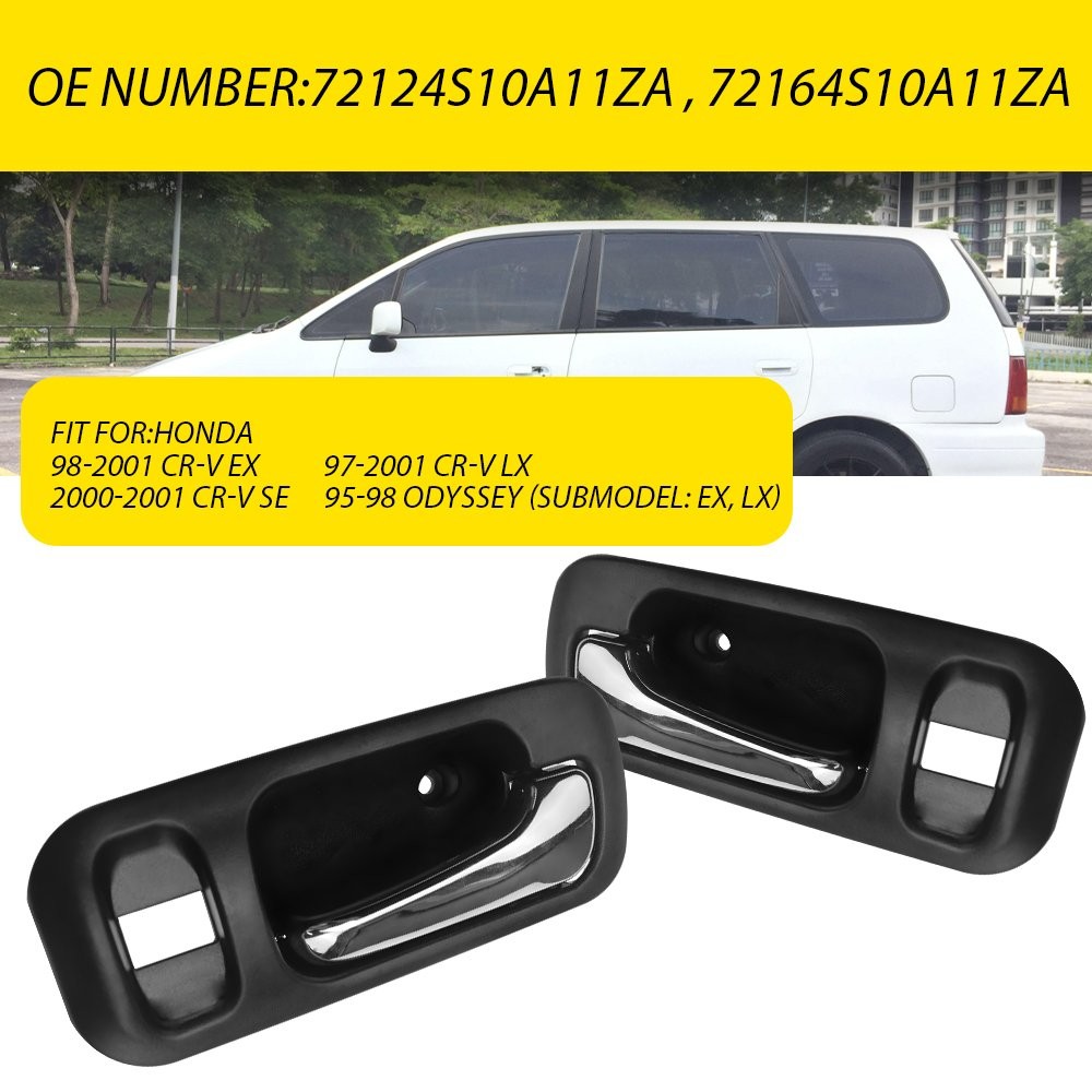 Front Interior Inside Inner Handle Door Passenger Driver for Side 97-01 CR-V CRV