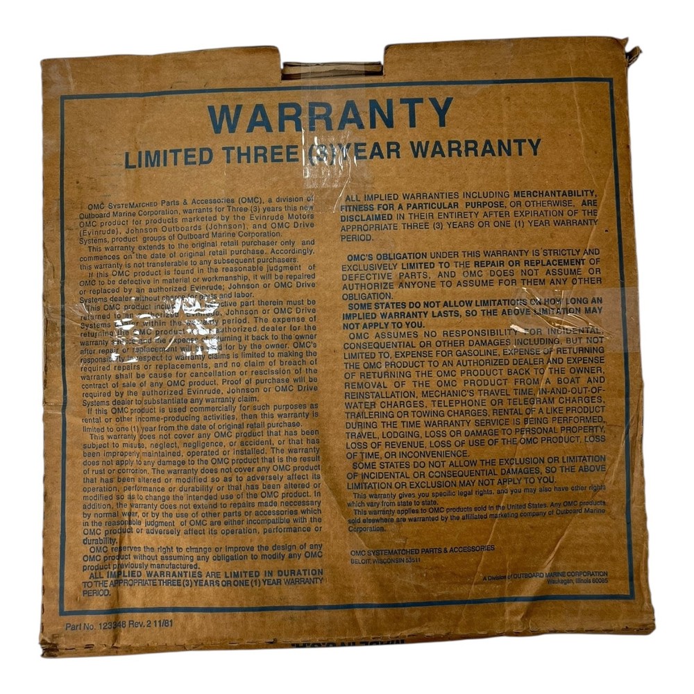 OMC SysteMatched 173126, Snap In Cables