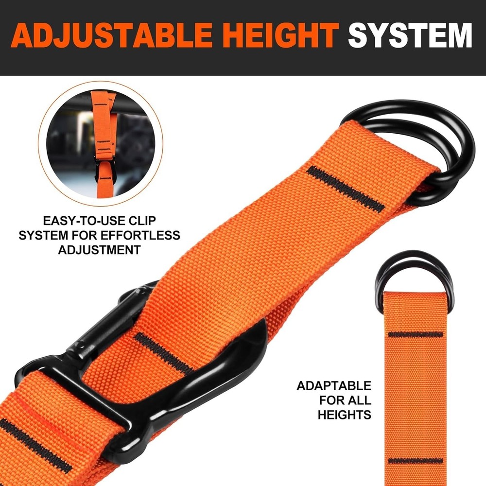 Pull Up Assistance Bands Set with Adjustable Resistance Band Bar, Heavy Duty ...
