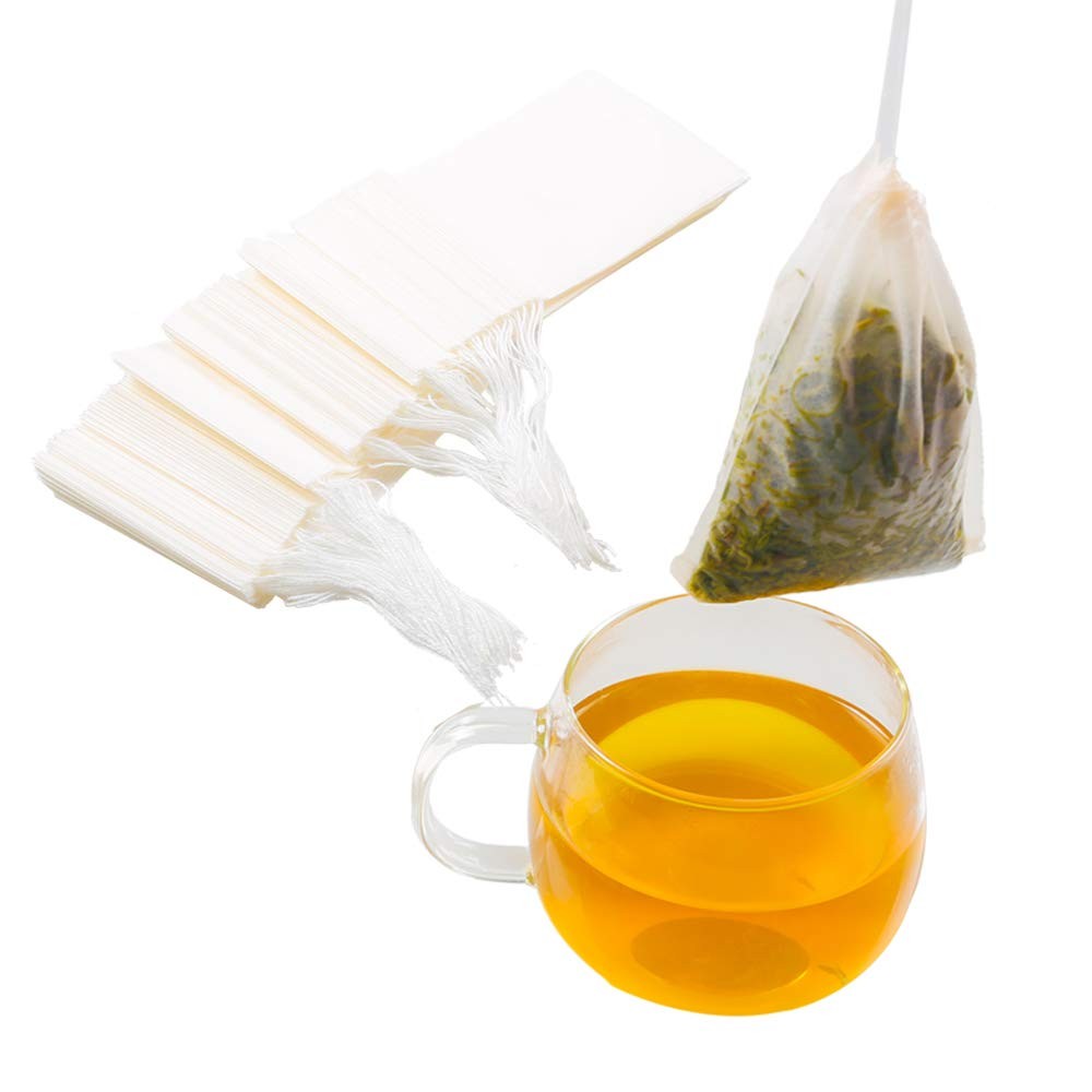 Tea Filter bags disposable empty tea infuser with drawstring for loose leaf tea