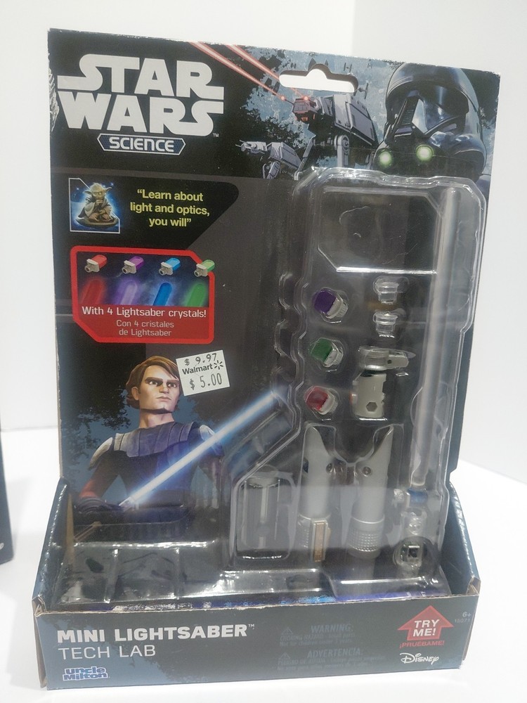 2 Uncle Milton Star Wars Science Mini Lightsaber Tech Lab Toy