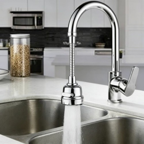360° Rotatable Kitchen Sink Sprayer, Multi-Function Faucet Extension Attachment