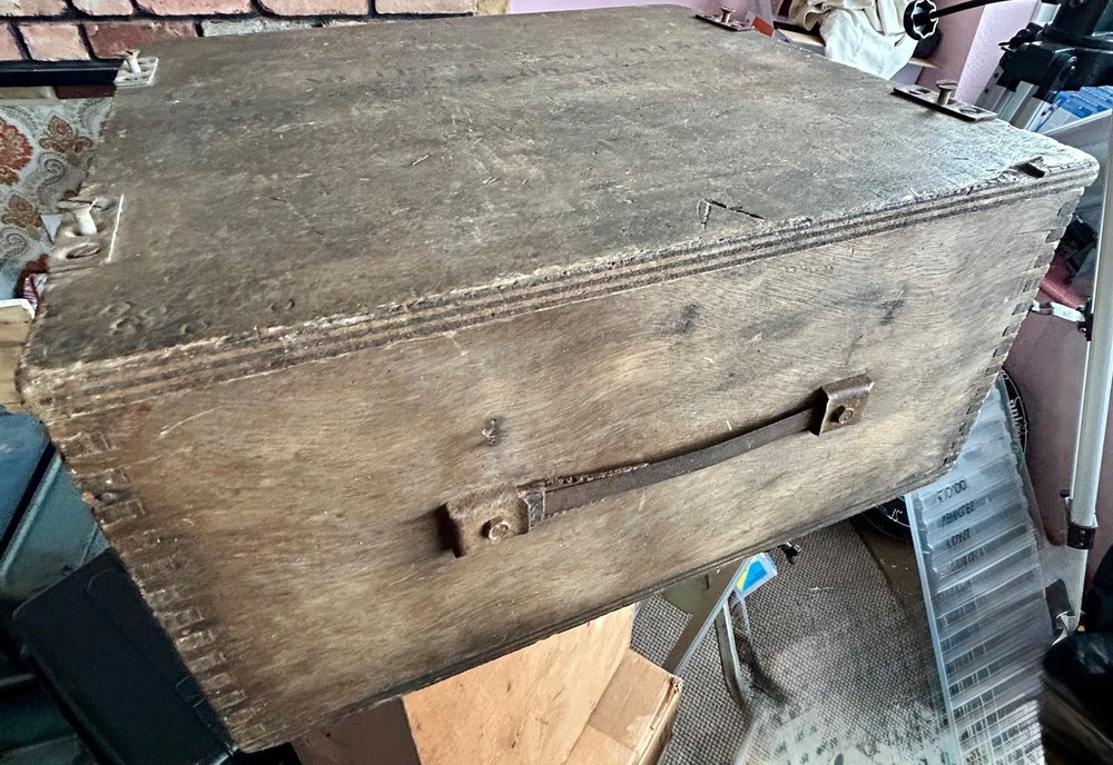 Wooden tool box