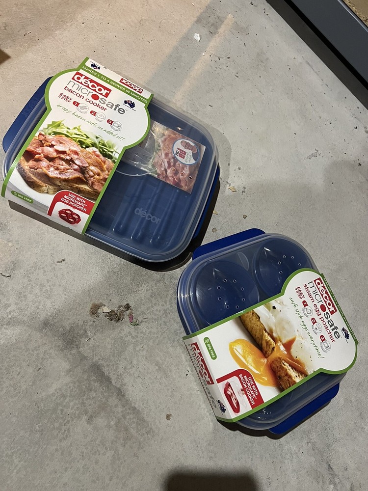 Decor Micro safe Egg And Bacon Cookers