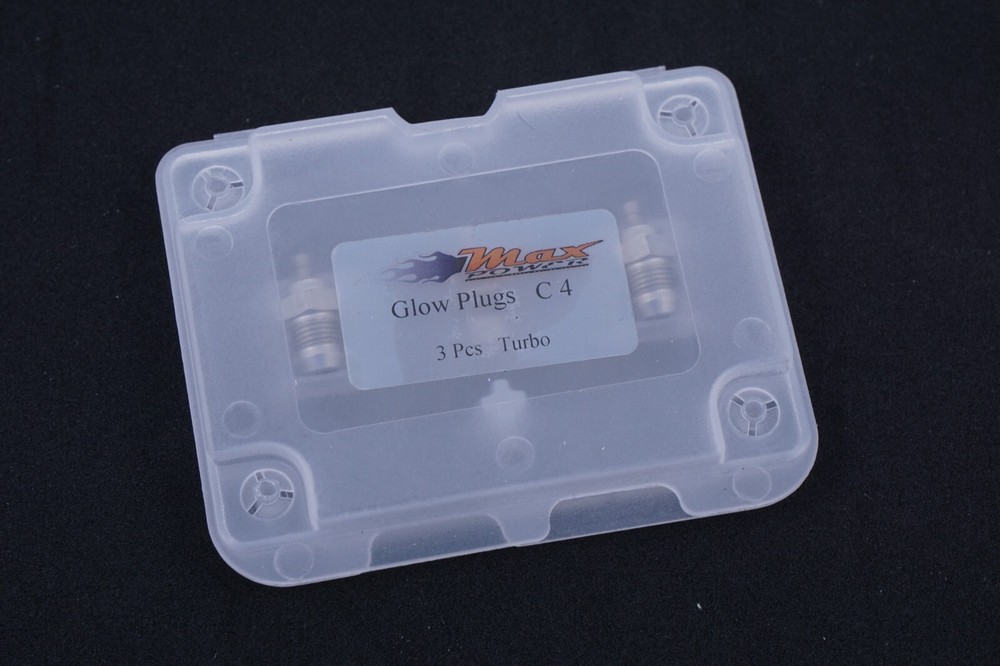 MAX Power Glow Plugs C4 Turbo (3pcs) Model Making