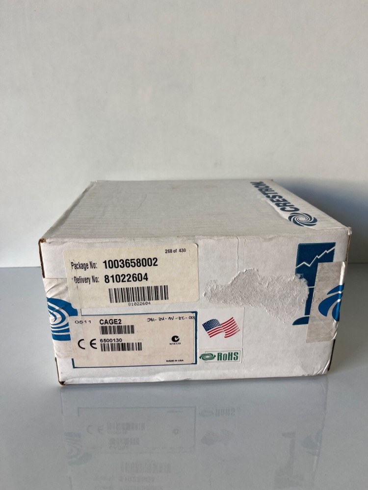 CRESTRON CAGE2 6500130 Control Card Expansion Cage for AV2 Control PROCESSOR