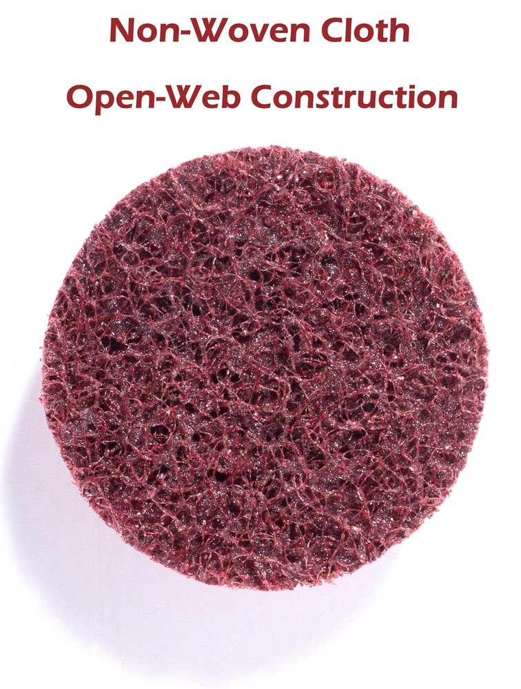 46Pcs 2 in Quick Change Roll Lock Sanding Discs Surface Conditioning Die Grinder