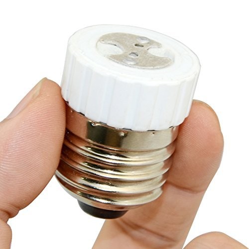 YI LIGHTING (Pack of 2) E26/E27 to MR16 Converter, 43x28mm, White
