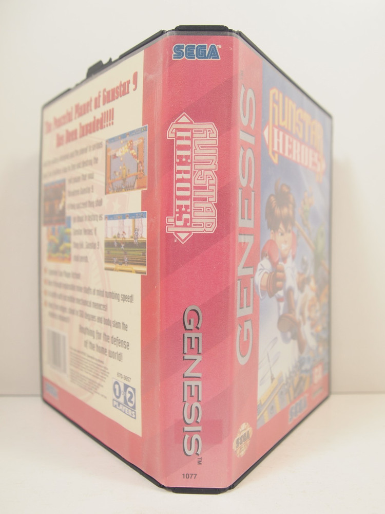 Gunstar Heroes Case (SEGA Genesis) Authentic BOX ONLY