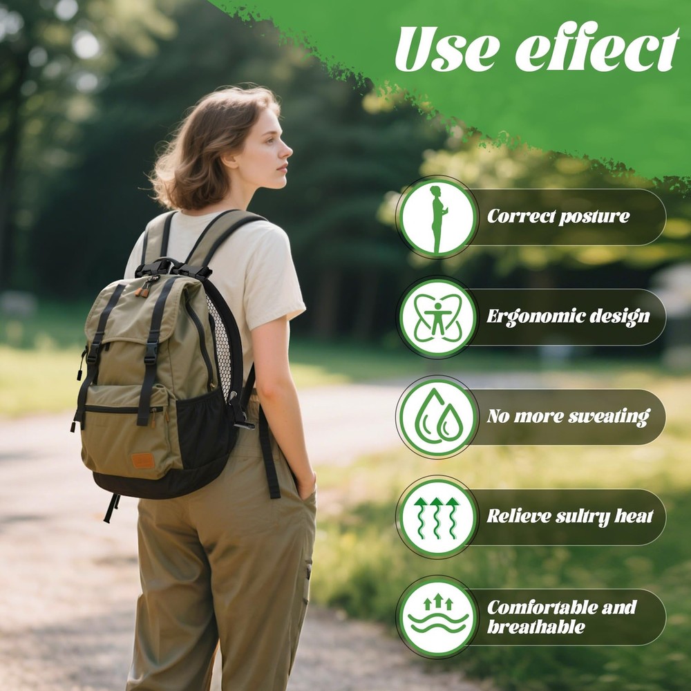 Lightweight Ventilation Backpack Spacer for Hiking, Commuting, and Biking