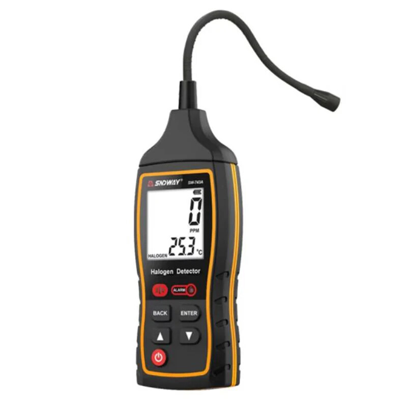 Digital Refrigerant Leak Detector Halogen Gas Tester for HVAC Systems