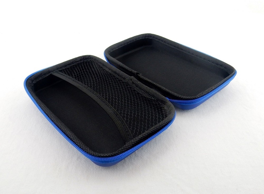 Zippered Storage Case w/Inside Mesh Pouch ~ Blue, or White ~ #IT904