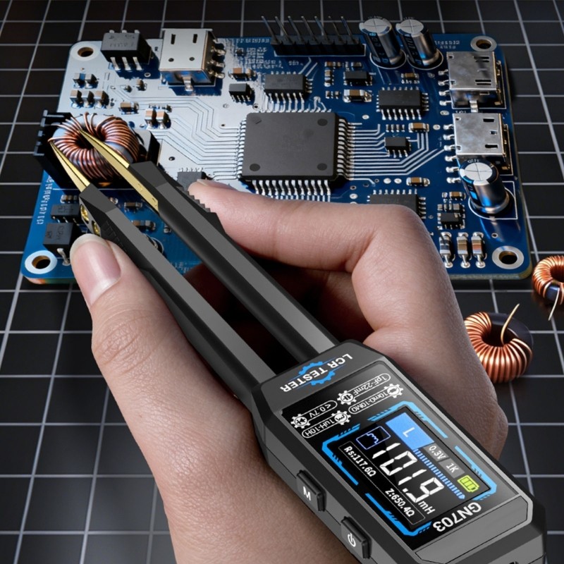 Multifunctional Digital Tweezer for Testing Resistance Capacitance Inductance