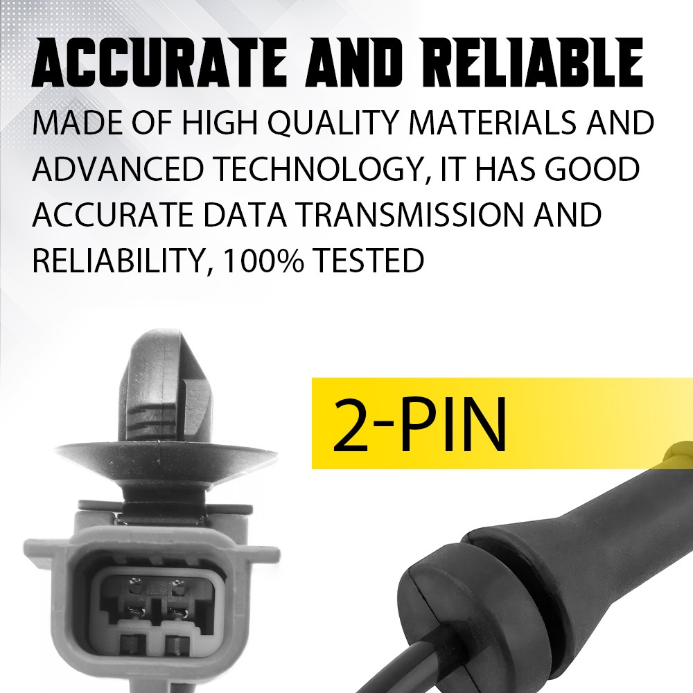 Pair ABS Wheel Speed Sensor For 2013-2019 Nissan Sentra Front Left Right Side