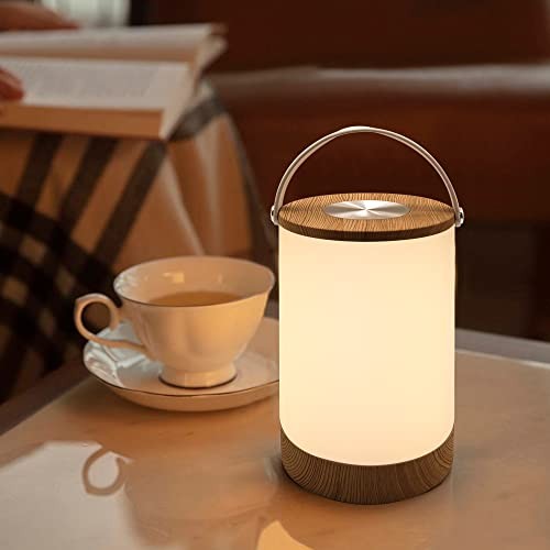 LED Portable Lantern with Touch Dimmable Switch, Rechargeable Battery