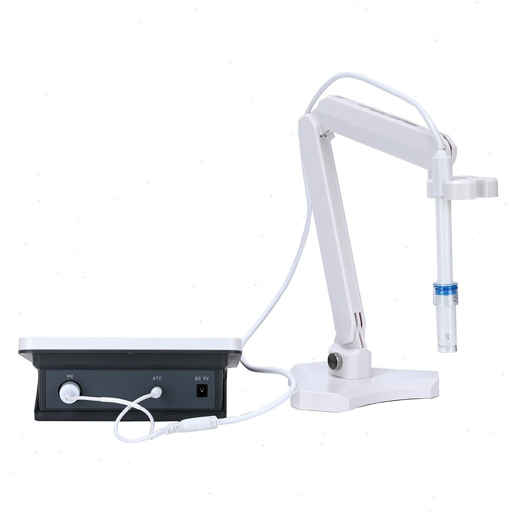 Benchtop PH Meter PH Tester with Buffer Powder 50 Groups Data Storage -2.00～18.0