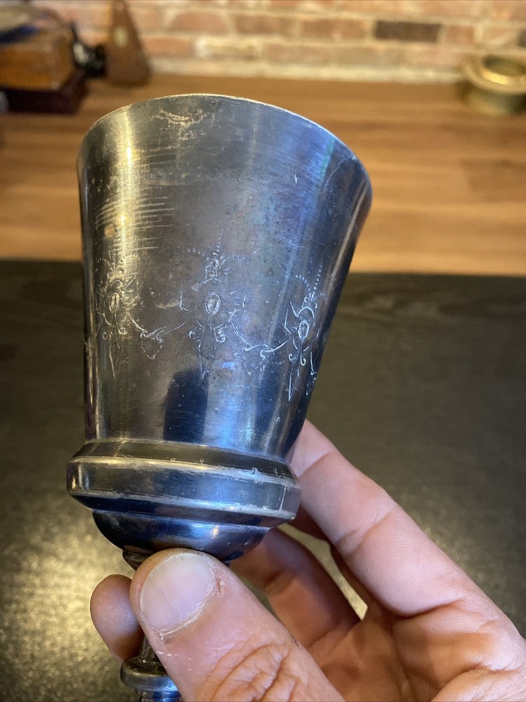 Antique Reed & Barton Silver Plated Goblet Cup, 404